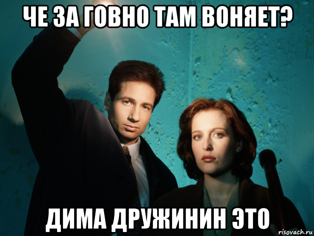 че за говно там воняет? дима дружинин это