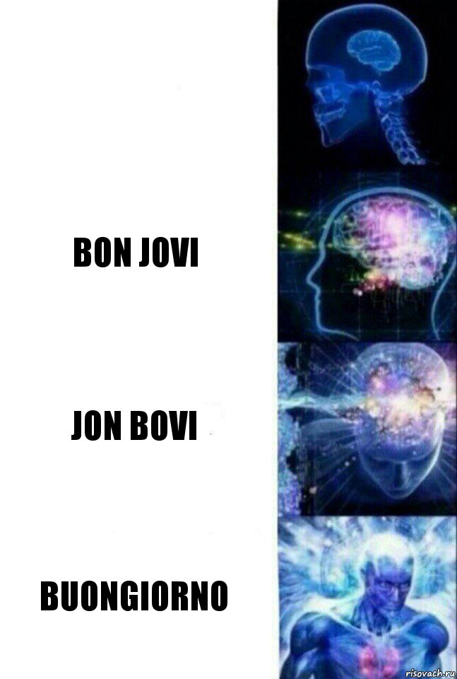  Bon Jovi Jon Bovi Buongiorno, Комикс  Сверхразум