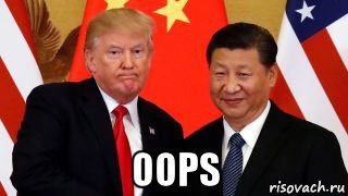  oops, Мем Трамп и си