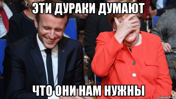 эти дураки думают что они нам нужны, Мем Тупые