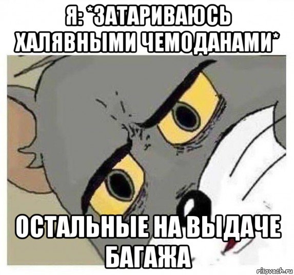 я: *затариваюсь халявными чемоданами* остальные на выдаче багажа