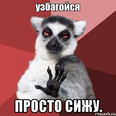  просто сижу.