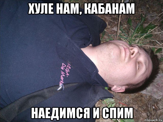 хуле нам, кабанам наедимся и спим, Мем Владик5
