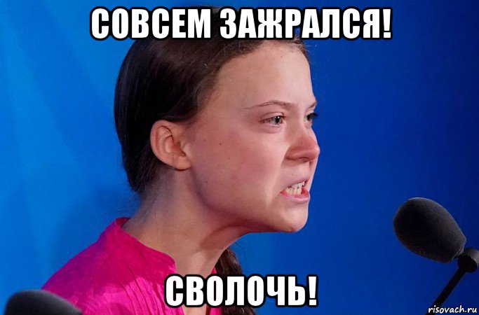 совсем зажрался! сволочь!, Мем Вы мне ска