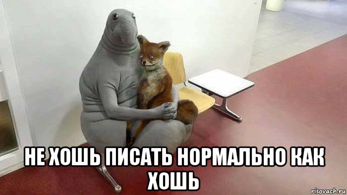  не хошь писать нормально как хошь