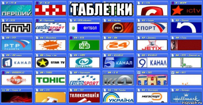 таблетки , Мем Zombie Tv