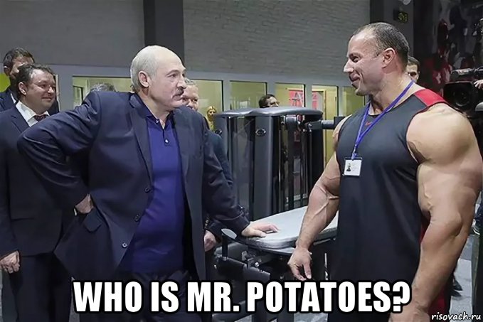  who is mr. potatoes?, Мем Алекс
