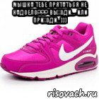 мышка тебе прятаться не надоело??? выходи... или приходи..))) , Мем Кроссовки nike