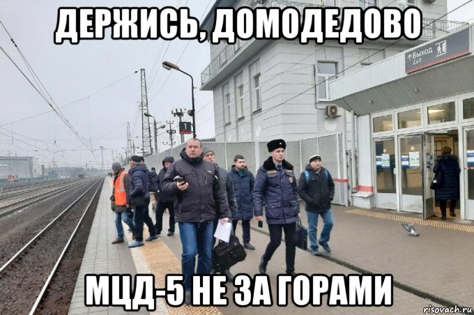 держись, домодедово мцд-5 не за горами, Мем МЦД-5