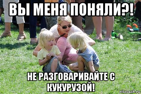 вы меня поняли?! не разговаривайте с кукурузой!, Мем Naomi