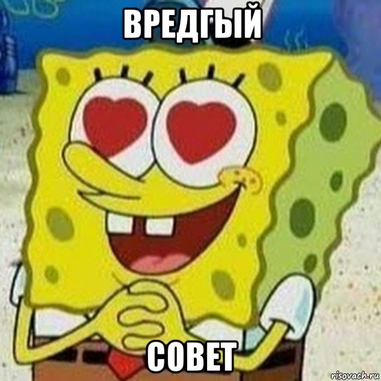 вредгый совет, Мем Спанч боб