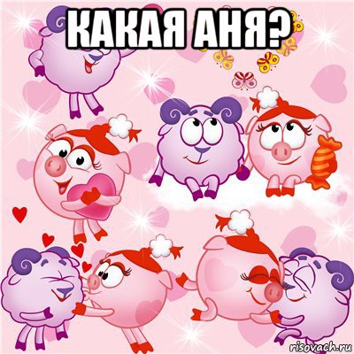 какая аня? , Мем Тупой Баран и Подлая Свинья