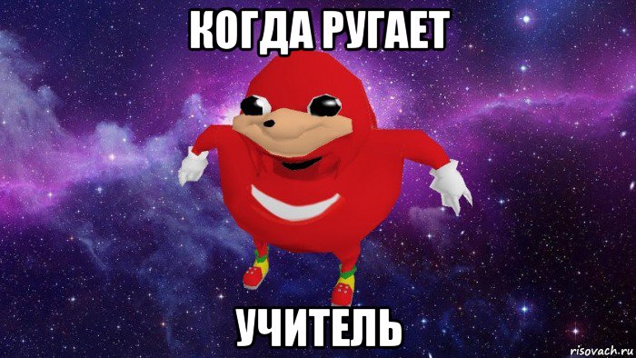 когда ругает учитель