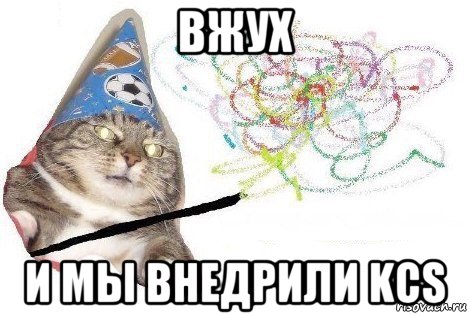 вжух и мы внедрили kcs, Мем Вжух