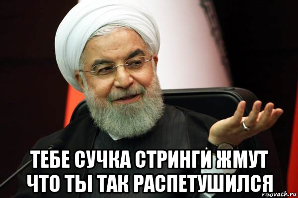  тебе сучка стринги жмут что ты так распетушился