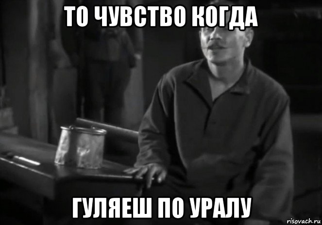 то чувство когда гуляеш по уралу, Мем Чапаев