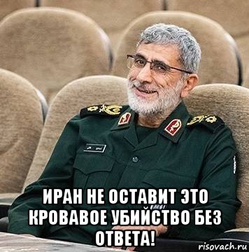 иран не оставит это кровавое убийство без ответа!, Мем Генерал тоже чего-то