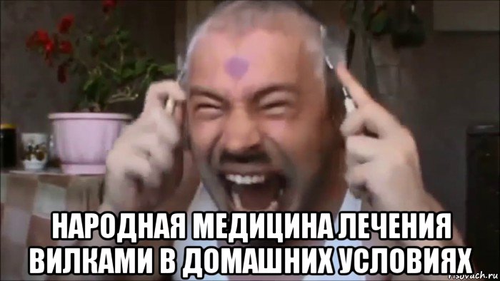  народная медицина лечения вилками в домашних условиях, Мем Геннадий Горин