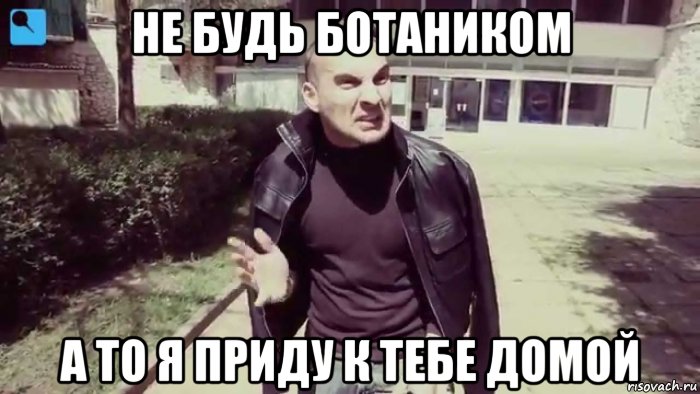 не будь ботаником а то я приду к тебе домой, Мем Каха