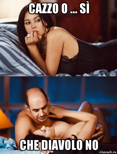 cazzo o ... sì che diavolo no, Мем Monica Belluci