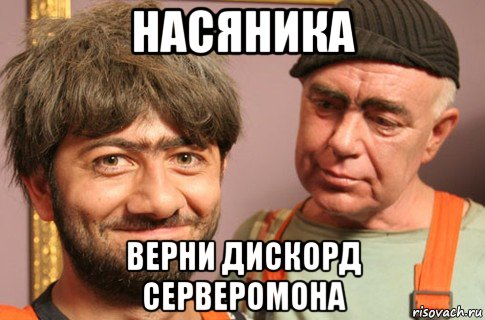 насяника верни дискорд серверомона, Мем Насяльника