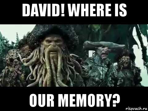david! where is our memory?