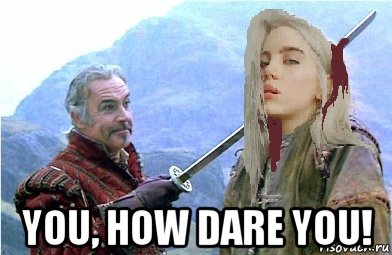  you, how dare you!, Мем 007