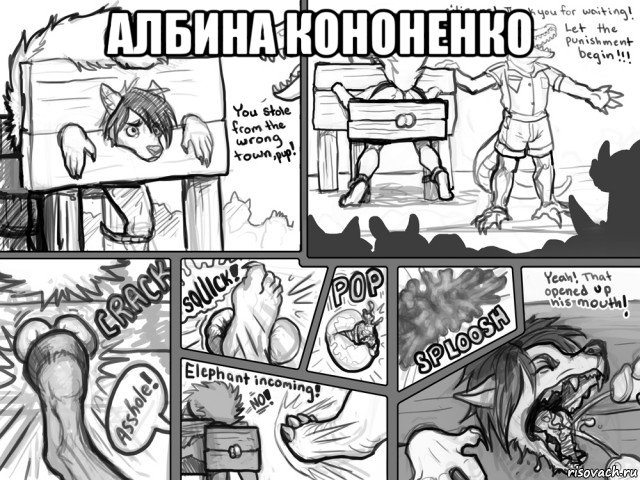 албина кононенко , Мем Альбина Кононенко