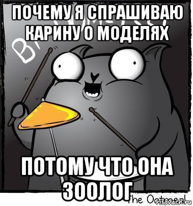 почему я спрашиваю карину о моделях потому что она зоолог, Мем Ba dum tss