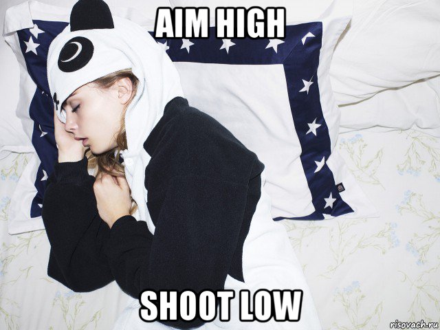 aim high shoot low, Мем Cara Delevingne - Спит