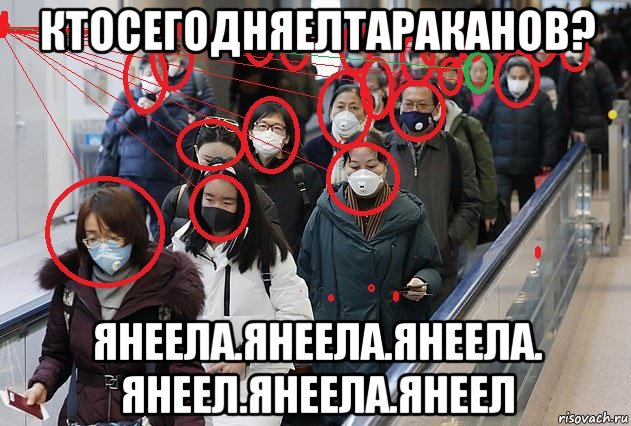 ктосегодняелтараканов? янеела.янеела.янеела. янеел.янеела.янеел, Мем Coronavirus
