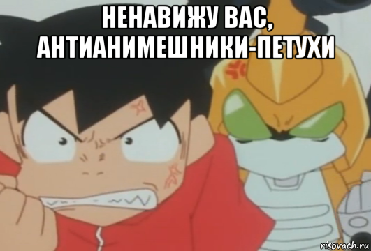 ненавижу вас, антианимешники-петухи , Мем Ikki and Metabee