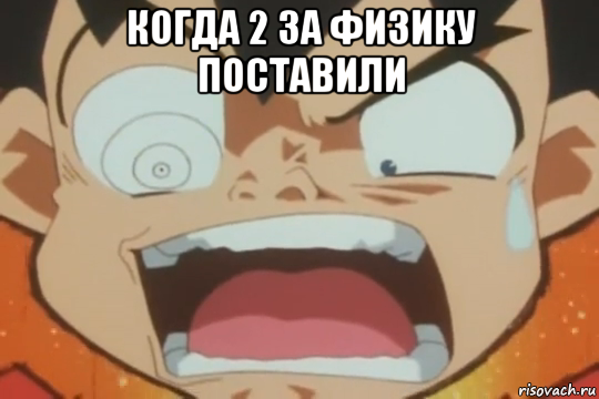 когда 2 за физику поставили 