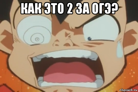 как это 2 за огэ? 