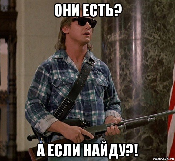 они есть? а если найду?!, Мем Карпентер