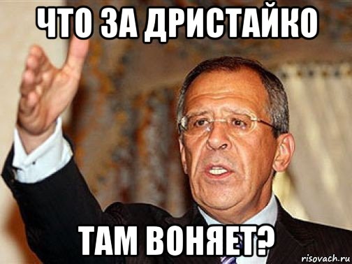 что за дристайко там воняет?