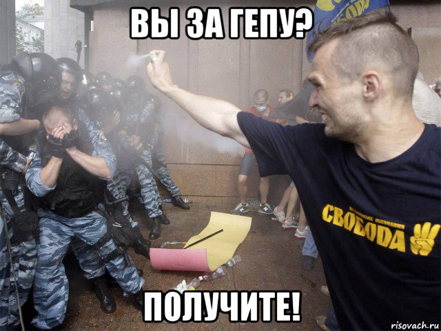 вы за гепу? получите!, Мем Майдан