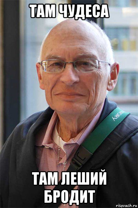 там чудеса там леший бродит, Мем Tom Van Vleck