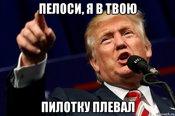 пелоси, я в твою пилотку плевал