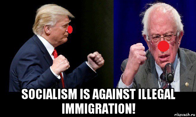  socialism is against illegal immigration!