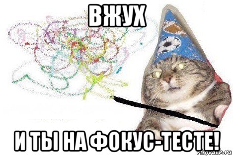 вжух и ты на фокус-тесте!, Мем Вжух мем