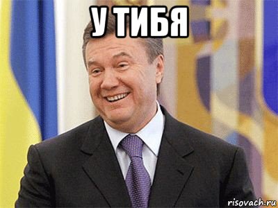 у тибя , Мем Янукович