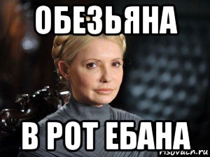 обезьяна в рот ебана