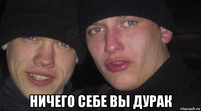  ничего себе вы дурак