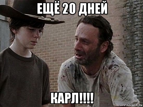 ещё 20 дней карл!!!!, Мем Карл