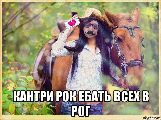  кантри рок ебать всех в рог, Мем MrEbanko - and его коняшка