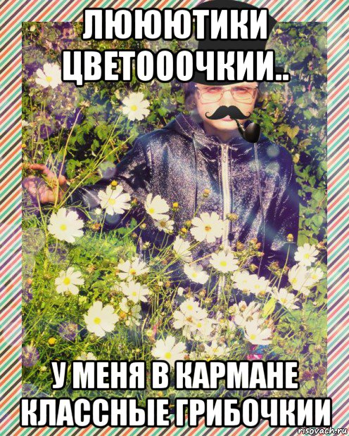 лююютики цветооочкии.. у меня в кармане классные грибочкии