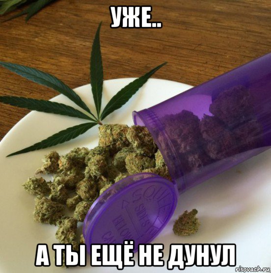 уже.. а ты ещё не дунул, Мем Наркотики