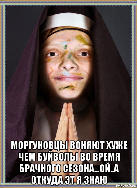  моргуновцы воняют хуже чем буйволы во время брачного сезона...ой..а откуда эт я знаю