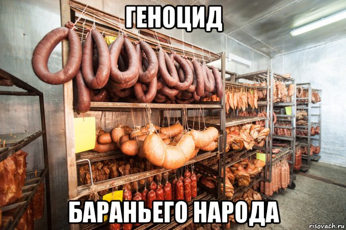 геноцид бараньего народа, Мем В